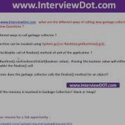 How To Call Java Garbage Collector Java Interview Questions Interviewdot