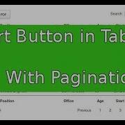 HTML Table With Pagination And Export Button