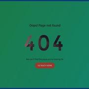 Create A 404 Error Page Using HTML CSS