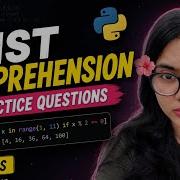 Python List Comprehension Practice Questions Beginner To Basic Level