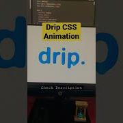 Drip Text Animation HTML CSS Css Animation Tutorials Shortvideo