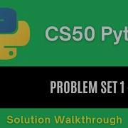 CS50 Python 2025 Problem Set 1 Home Federal Savings Bank Full Solution