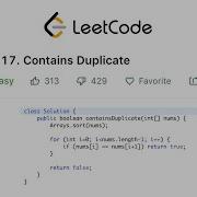 LeetCode Contains Duplicate Solution Explained Java