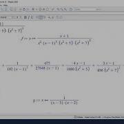 Partial Fractions Decomposition Maple Examples