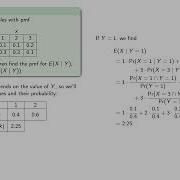 Conditional Expectation Expected Value And Variance