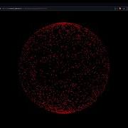 Particle Sphere Animation Using HTML5 Canvas And JavaScript