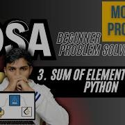 Sum Of Elements In List In Python Telugu Ultimate DSA Course In Python List Method Unq Coders