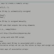 Arrays In PHP
