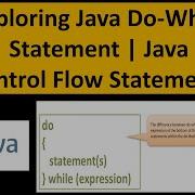 Exploring Java Do While Statement Java Control Flow Statements Java Tutorial