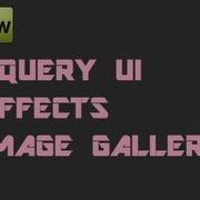 JQuery UI Effects Image Gallery With A Fade In Part 1