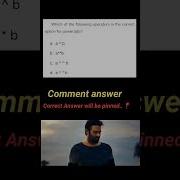 Comment Your Answer Shorts Python Coding Developer Codinglife Pythonprogramming Quiz