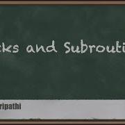 Stacks And Subroutines Microprocessors And Applications Hindi