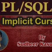 PL SQL 09 Cursors Part 1 Implicit Cursors