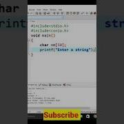Print String Using Puts Or Gets Function In C Shorts Youtubeshorts