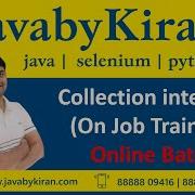 OJT Collection Internals JAVA BY KIRAN JAVA SELENIUM PYTHON