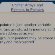 06 08 Pointer Arrays Pointers To Pointers C Tutorial