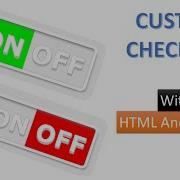 CUSTOM CHECKBOX Using Pure HTML And CSS Only