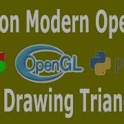 Python Opengl PyOpengl Drawing Triangle 3
