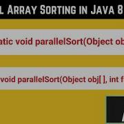 14 Parallel Array Sorting With Java 8 How Parallel Array Sort Works With Example Programs