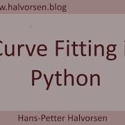 Curve Fitting In Python