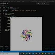 Colorful Design Using Python Turtle
