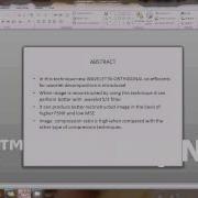 Image Compression Using Wavelet Filter Part1