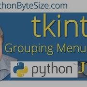 Using Separators To Group Python Tkinter Menu Items