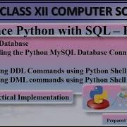 Interface Python With MySQL Part 2 CBSE Class 12 CS Python MySQL Database Operations Guide