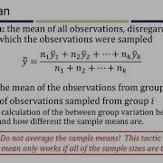 One Factor ANOVA And Multiple Comparisons