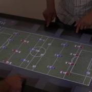 Table Football On Evoluce TWO Multitouch LCD