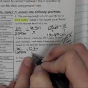 Math 7 Conversions Metric And Customary Units