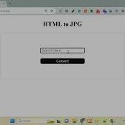 Convert HTML Content To JPG Using Javascript