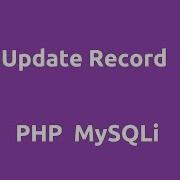 PHP MySQLi Update Query