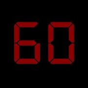 LED Style 60 Second Ticking Countdown Timer With Alarm