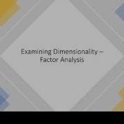 Introduction To Factor Analysis