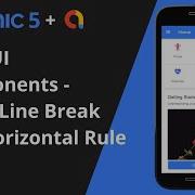 Ionic 5 Tutorial 22 Ionic UI Components Links Line Break And Horizontal Rule