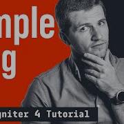 CodeIgniter 4 Tutorial Simple Blog Part 2