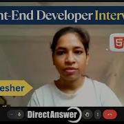 Frontend Developer Mock Interview HTML CSS JS For Freshers Mockinterview Frontenddeveloper