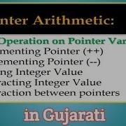 2 2 Pointer Arithmetic Incrementing Pointer Adding Integer To Pointer Decrementing Pointer