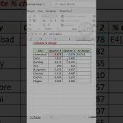 Excel Formula To Calculate Percentage Change Excelshorts