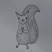 Creating An Adorable Squirrel Drawing With Basic Shapes
