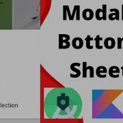 Modal Bottom Sheet Dialog In Android Studio Tutorial Kotlin