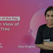 Bottom View Of Binary Tree Problem Of The Day 29 08 21 Riya Singhal GeeksforGeeks Practice