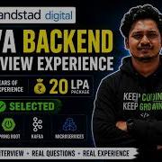 Randstad Digital Java Backend Interview Experience 2026 5 YOE 20 LPA Selected