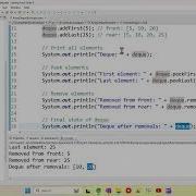 34 8 Deque And ArrayDeque In Java