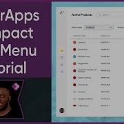 How To Create A Modern Compact Side Menu In PowerApps
