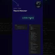 TEXT HOWER EFFECT BY USING HTML CSS Programming Programming Shorts Coding Cyberwolf Html Css