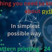Pattern Printing 24 Hollow Hourglass Pattern Printing In Python Tutorial Python Full Course