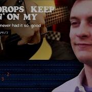 Spider Man 2 Raindrops Keep Falling On My Head GUITAR TAB Tutorial Cover Guitarra Christianvib