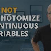 Why You Should Not Dichotomize Continuous Variables